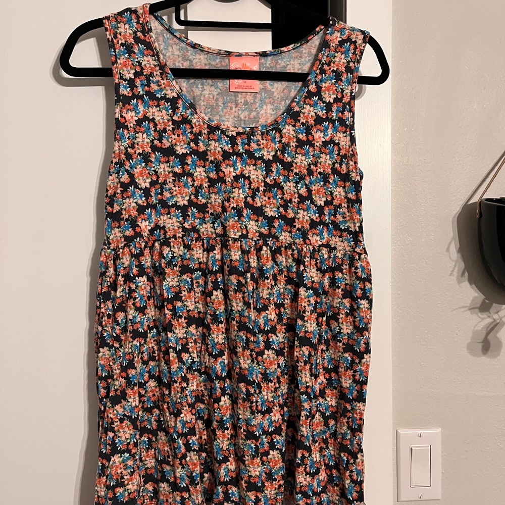 Floral Sleeveless Dress